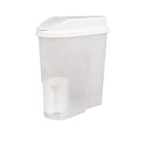 Porta Sabão Em Pó Com Direcionador Copo Dosador Medidor 1 Kg