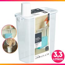 Porta Sabão Em Pó Dispenser Para Sabão Líquido, Pote Para Amaciante, Alimentos, 3,3L Pote Hermético Com Copo Dosador E Trava Porta Sabão Em Pó Dispenser Para Sabão Líquido, Pote Para Amaciante, Alimentos, 3,3L Pote Hermético Com Copo Dosador E Trava