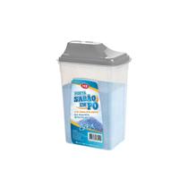 Porta Sabão Em Pó Lavanderia 1,75litros 1kg Transparente Porta Sabão Em Pó Lavanderia 1,75litros 1kg Transparente