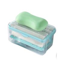Porta Sabão Multifuncional espuma sabão sabonetes caixa Esponja rolos de Limpeza do Banheiro