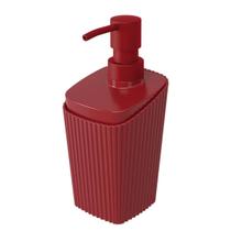 Porta Sabonete Brinox Liquido New Square 350Ml - Vermelho