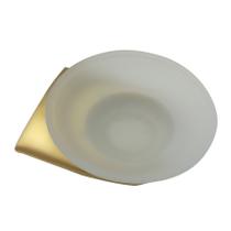 Porta Sabonete com Vidro - Bellagio Dourado Fosco Porta Sabonete com Vidro - Bellagio Dourado Fosco