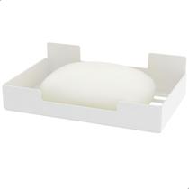Porta Sabonete De Banheiro Branco Com Adesivo 3M SF.ELG