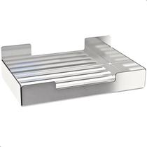 Porta Sabonete De Banheiro Saboneteira Com Adesivo Inox ELG