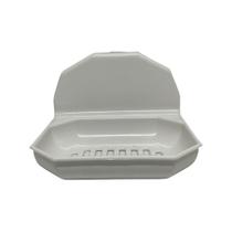 Porta Sabonete De Parede Com Ventosa Branco Resistente