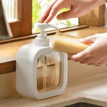 Porta Sabonete e Detergente Líquido Minimalista Com bombeador - 300ml Porta Sabonete e Detergente Líquido Minimalista Com bombeador - 300ml