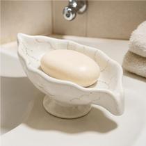 Porta Sabonete Jóias Em Cerâmica Design Folha Para Banheiro Lavabo Luxo Acabamento Mármore Preto Porta Sabonete Jóias Em Cerâmica Design Folha Para Banheiro Lavabo Luxo Acabamento Mármore Preto