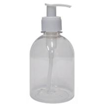 Porta sabonete liquido 250ml Paris de plástico Transparente - Vidro Útil