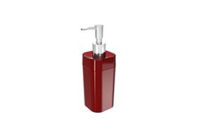 Porta Sabonete liquido 290ml Splash vermelho- Coza