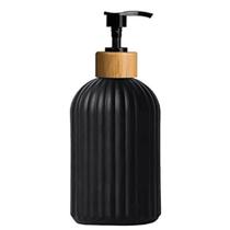 Porta Sabonete Líquido 350ml Lines Preto Porta Sabonete Líquido 350ml Lines Preto