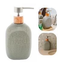 Porta Sabonete Líquido 430ml Granilite Bath Para Pia Banheiro Lyor Premium