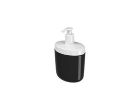 Porta sabonete liquido alcool em gel 450ml preto coza Porta sabonete liquido alcool em gel 450ml preto coza