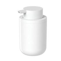 Porta Sabonete Líquido Bold Branco Fosco Dispenser Sabonete 300ml Banheiro Ou