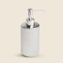 Porta Sabonete Líquido Cerâmica Silver - ACASA