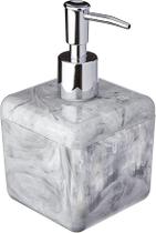 Porta sabonete líquido cube marmore branco 330ml 20878/048 - coza