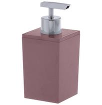 Porta Sabonete Líquido de Acrílico Quadrado Rose Gold Bagno 350ML Porta Sabonete Líquido de Acrílico Quadrado Rose Gold Bagno 350ML
