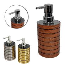 Porta sabonete liquido de acrilico redondo 350ml