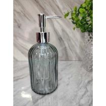 Porta Sabonete Líquido de Vidro em cristal 400 ml