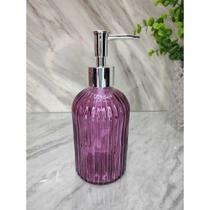 Porta Sabonete Líquido de Vidro em cristal 400 ml