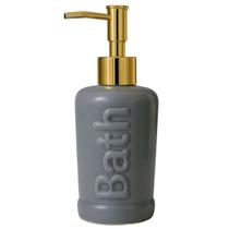 Porta Sabonete Líquido Dispenser 400ml Porcelana Fina Luxo