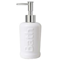 Porta Sabonete Líquido Dispenser 400ml Porcelana Fina Luxo