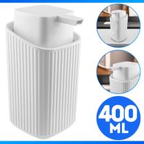 Porta Sabonete Liquido Dispenser Álcool Gel Detergente Banheiro Cozinha 400ml Porta Sabonete Liquido Dispenser Álcool Gel Detergente Banheiro Cozinha 400ml