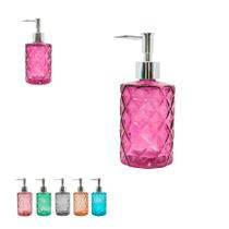 Porta Sabonete Liquido Dispenser Banheiro De Vidro 330ml