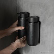 Porta Sabonete Líquido Dispenser de Parede 500ml Eleve Preto DPE100PTF - Ou