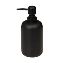 Porta Sabonete Líquido Dispenser Preto de Cimento 18x8cm Mart Porta Sabonete Líquido Dispenser Preto de Cimento 18x8cm Mart