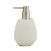Porta-sabonete liquido em cimento bege 200ml mart