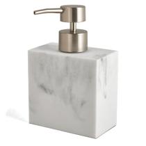 Porta Sabonete Liquido em Poliresina Branco 14,5cm 17583 Mart Porta Sabonete Liquido em Poliresina Branco 14,5cm 17583 Mart