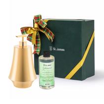 Porta Sabonete Líquido Femme Gold24K e Refil Sabonete Líquido Porta Sabonete Líquido Femme Gold24K e Refil Sabonete Líquido
