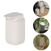 Porta Sabonete Líquido Para Banheiro Lavabo 380ml Dispenser Fechado Sofisticado Linha Aura - OU Porta Sabonete Líquido Para Banheiro Lavabo 380ml Dispenser Fechado Sofisticado Linha Aura - OU