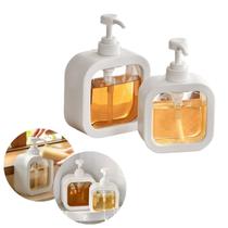 Porta Sabonete Líquido Para Banheiro Lavabo Saboneteira 300ml