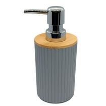 Porta Sabonete Líquido Para Banheiro Lavabo Saboneteira Cinza Porta Sabonete Líquido Para Banheiro Lavabo Saboneteira Cinza