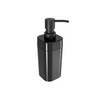 Porta Sabonete Líquido Splash Poliestireno Preto 290ml - Coza Porta Sabonete Líquido Splash Poliestireno Preto 290ml - Coza