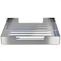 Porta Sabonete Para Banheiro Saboneteira Inox Adesivo ELG