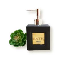 Porta Sabonete - Saboneteira Porcelana Bath Quadrado Preto