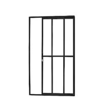 PORTA SACADA 2 FOLHAS 210x120 COM TRINCO PRETO LINHA 20 NORMTIZADA