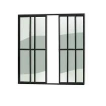 PORTA SACADA 4 FOLHAS 210x150 COM TRINCO PRETO LINHA 20 NORMTIZADA