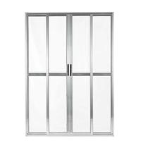PORTA SACADA 4 FOLHAS 210x200 COM TRINCO BRILHANTE LINHA 20 NORMTIZADA