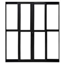 Porta Sacada 4 Folhas de Alumínio Linha 25 210x180