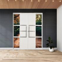 Porta Sacada Lambril 4 Folhas 210 X 180 de Alumínio Porta Sacada Lambril 4 Folhas 210 X 180 de Alumínio