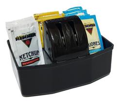 Porta Sache com Abridor Frontal Preto