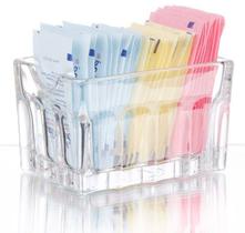 Porta Sache de Vidro Lyor Açúcar Adoçante Sal Porta Sache de Vidro Lyor Açúcar Adoçante Sal