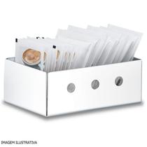 Porta Sachês de Açúcar e Adoçantes Brinox Parma em Aço Inox Porta Sachês de Açúcar e Adoçantes Brinox Parma em Aço Inox