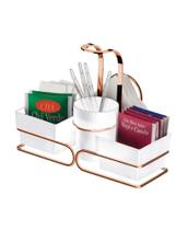 Porta Sachês Para Chá Café Mexedores Guardanapos Rosé Gold 2247rg e 2251rg - Future Porta Sachês Para Chá Café Mexedores Guardanapos Rosé Gold 2247rg e 2251rg - Future