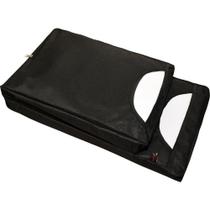 Porta Sacola para Balcão 2 Bolsos Nylon Preto 30x8x57CM Reflex