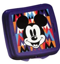 Porta Sanduíche M de Mickey Azul Tupperware - Tupperware