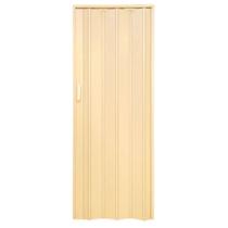 Porta Sanfonada 1748 em PVC 210x105cm para Ambientes Compactos Bege Bariri PVC